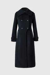 Elodie double face wool tailored coat
