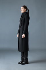 Elodie double face wool tailored coat