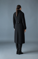 Elodie double face wool tailored coat