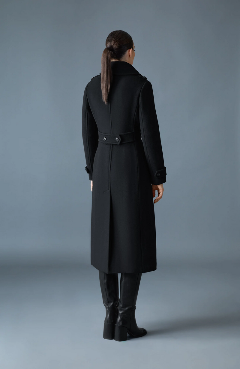 Elodie double face wool tailored coat