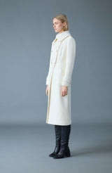 Elodie double face wool tailored coat
