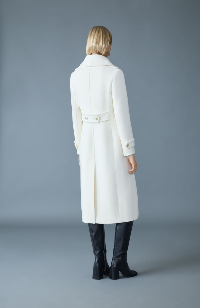 Elodie double face wool tailored coat