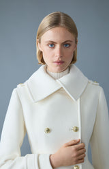 Elodie double face wool tailored coat