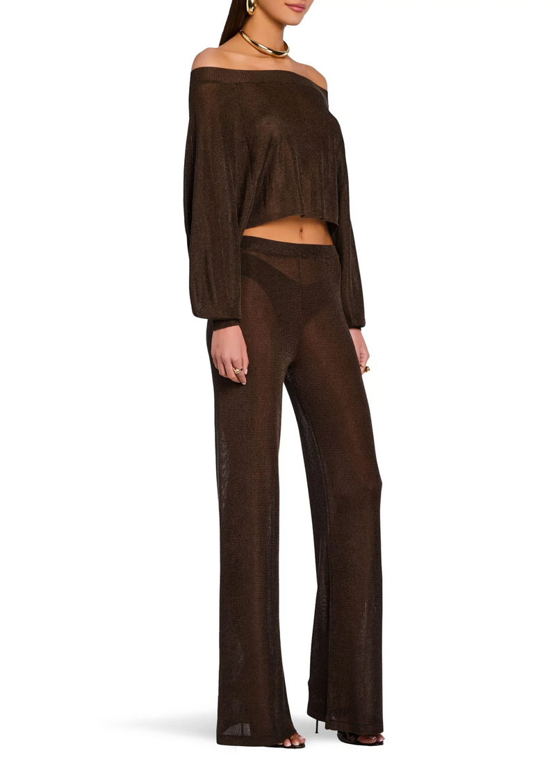 Sheldon Knit Metallic Pant