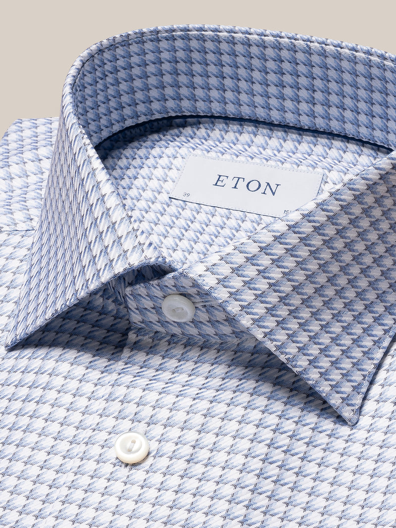 Contemporary Houndstooth Check Shirt