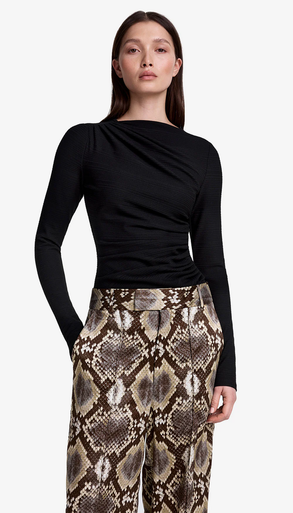 Ruched Knit Top