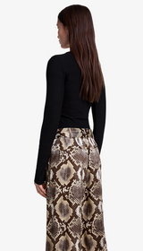 Ruched Knit Top