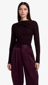 Ruched Knit Top