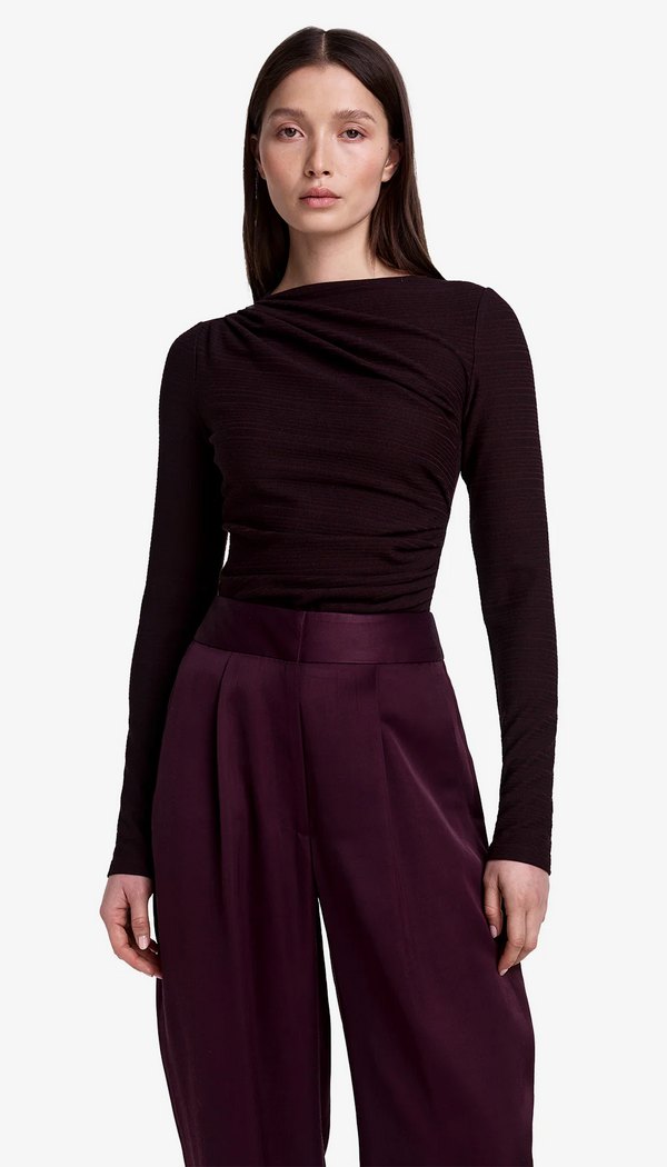 Ruched Knit Top