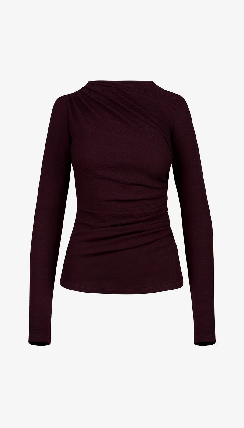 Ruched Knit Top