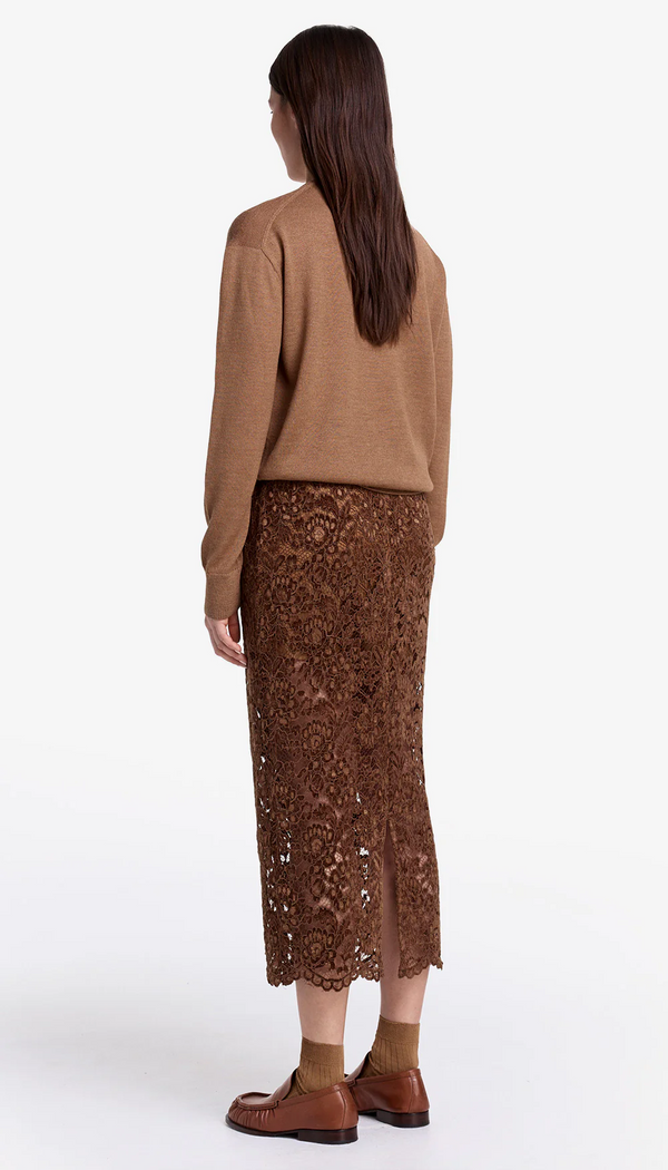 Lace Pencil Skirt