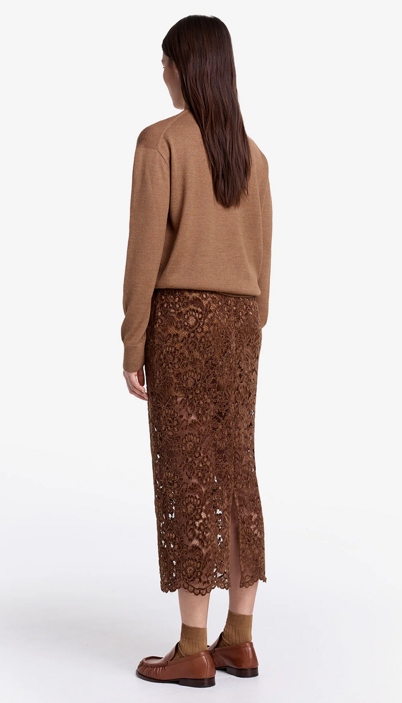 Lace Pencil Skirt