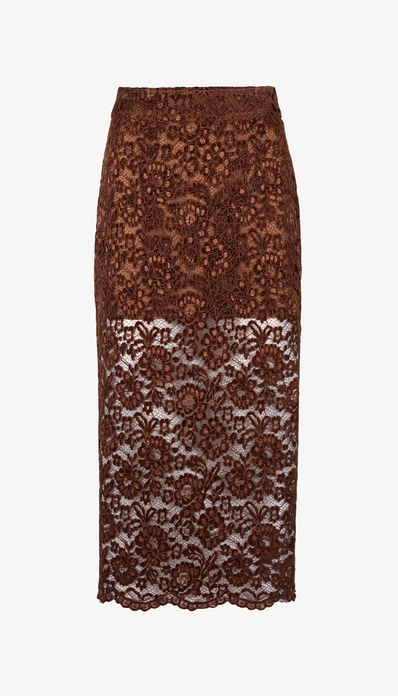 Lace Pencil Skirt