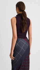 Cowl Neck Knit Shell