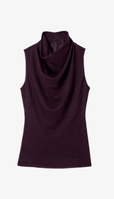 Cowl Neck Knit Shell