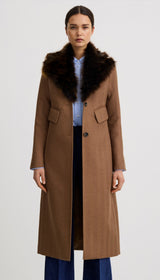 Brando Coat w/ Detachable Collar