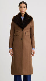Brando Coat w/ Detachable Collar