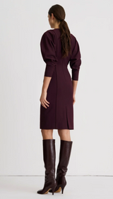 V-Neck Dolman Dress