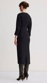 Draped Dolman Dress