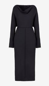 Draped Dolman Dress