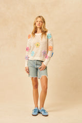 Helix Floral Sweater