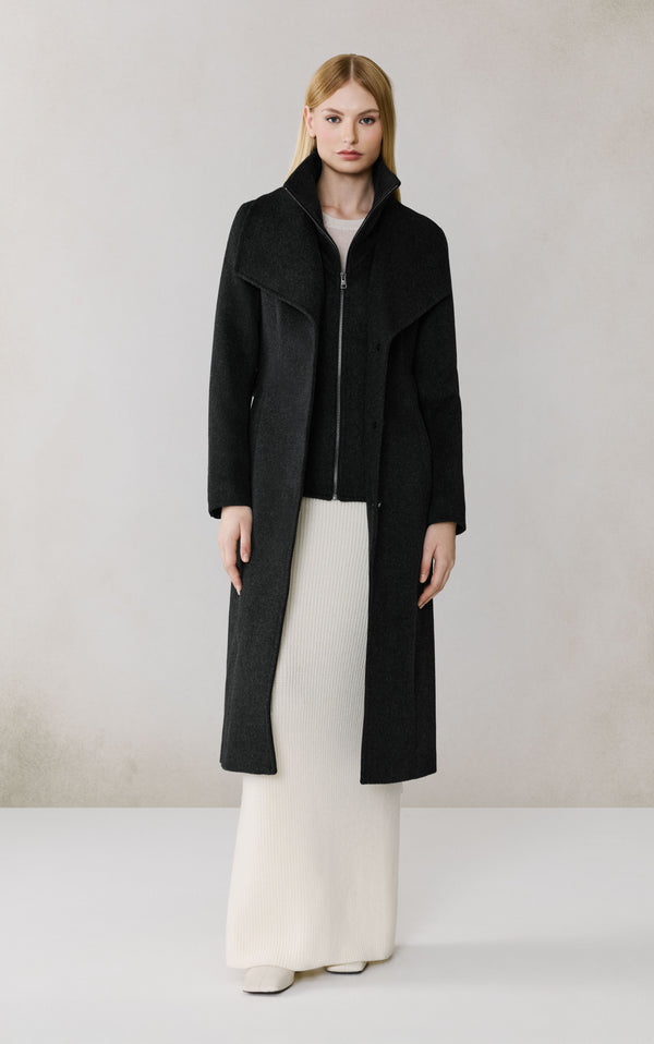 Ilana Belted Wool Coat