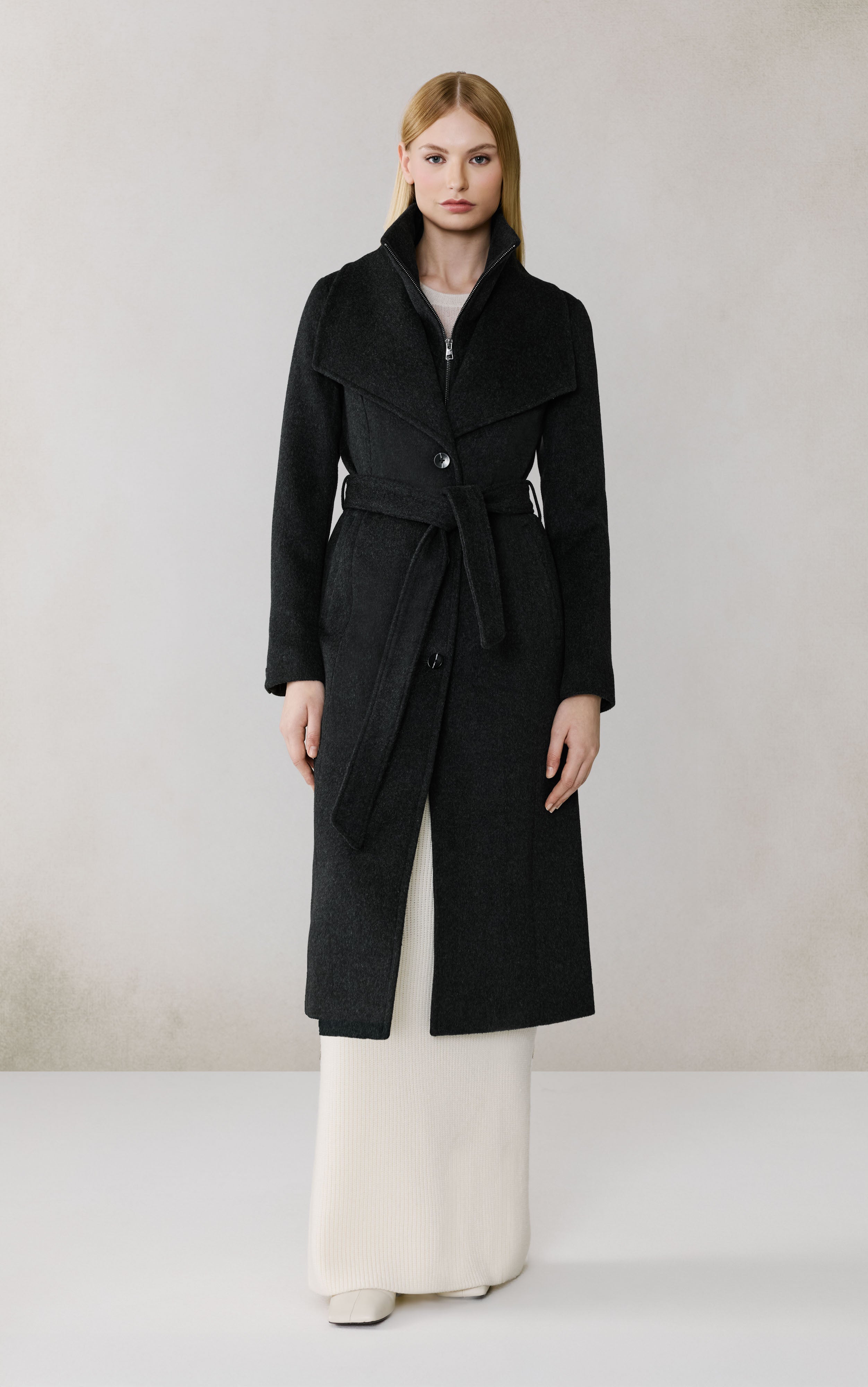 Ilana Belted Wool Coat – Klozet Clothing Boutique