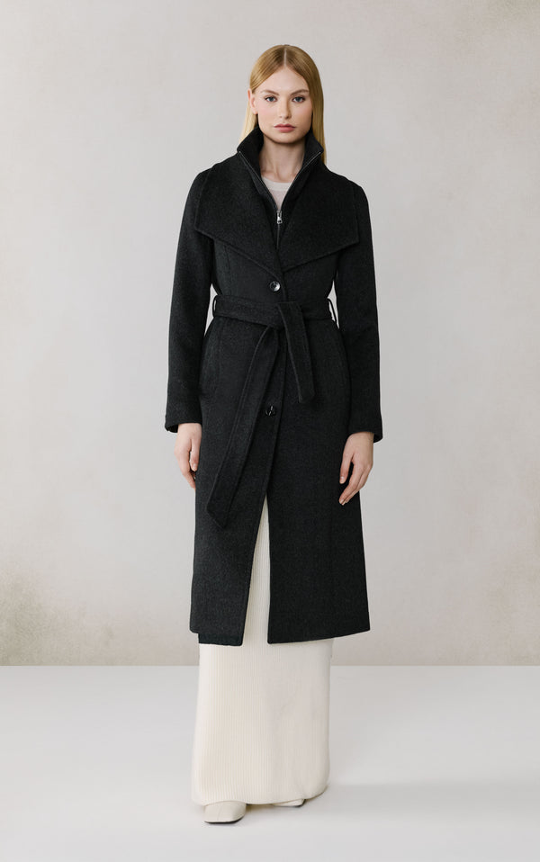 Ilana Belted Wool Coat