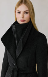 Ilana Belted Wool Coat