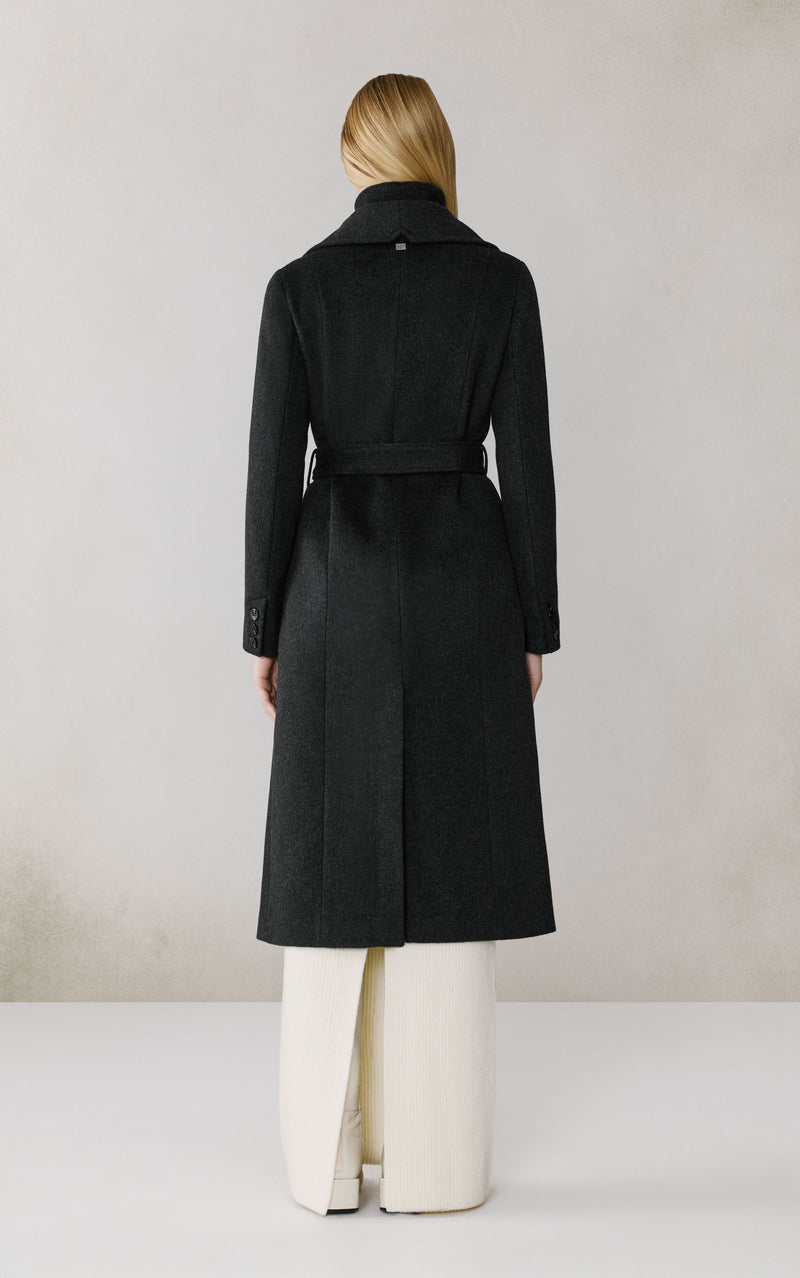 Ilana Belted Wool Coat