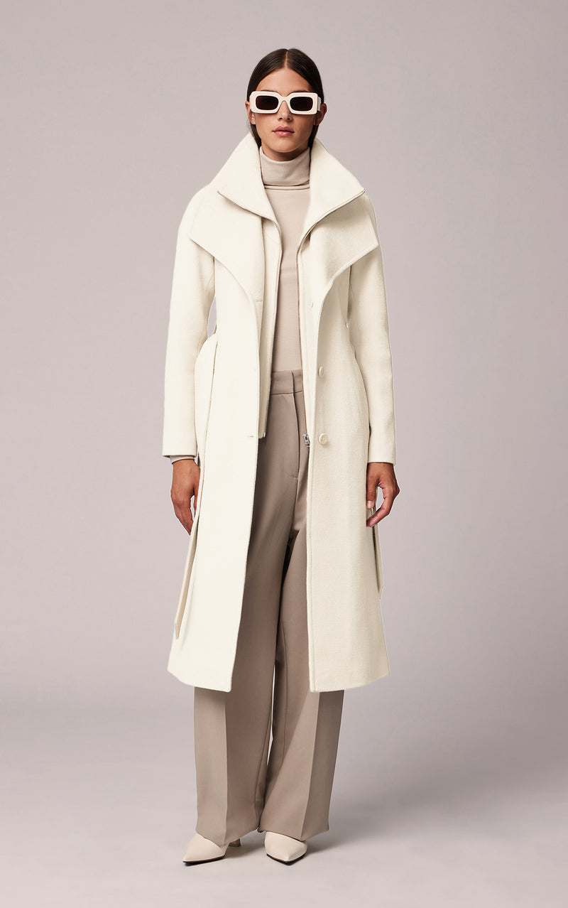 Ilana Belted Wool Coat