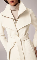 Ilana Belted Wool Coat
