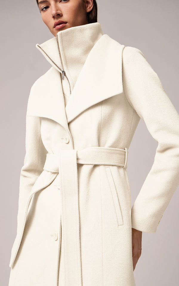 Ilana Belted Wool Coat