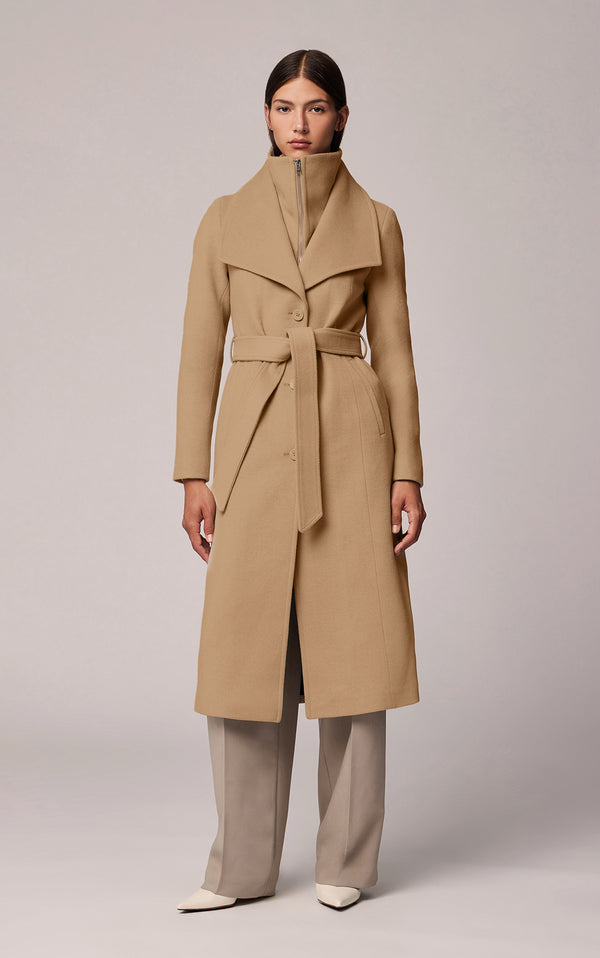 Ilana Belted Wool Coat
