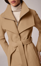 Ilana Belted Wool Coat