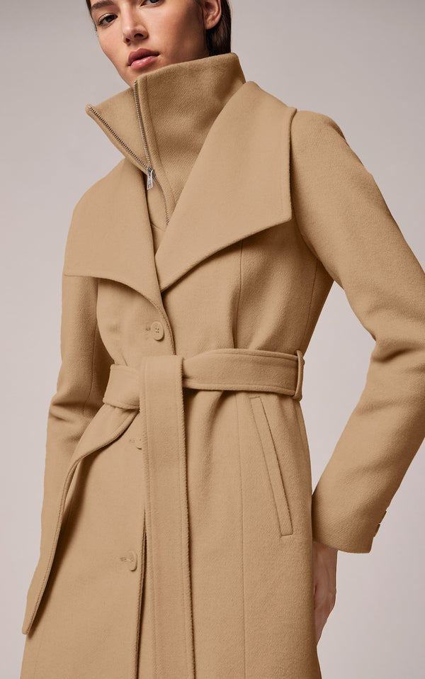 Ilana Belted Wool Coat