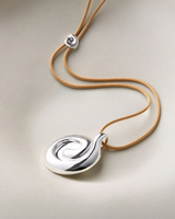 Nico Mirror Pendant Rope Necklace