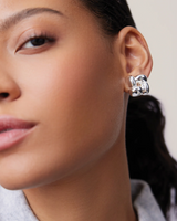 Small Woven Square Earring