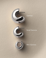 Mini Gemma Hoops