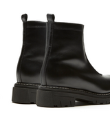 Delta Shearling-Lined Leather Bootie