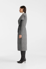 Mai double-face wool wrap coat