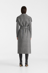 Mai double-face wool wrap coat