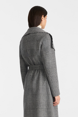 Mai double-face wool wrap coat