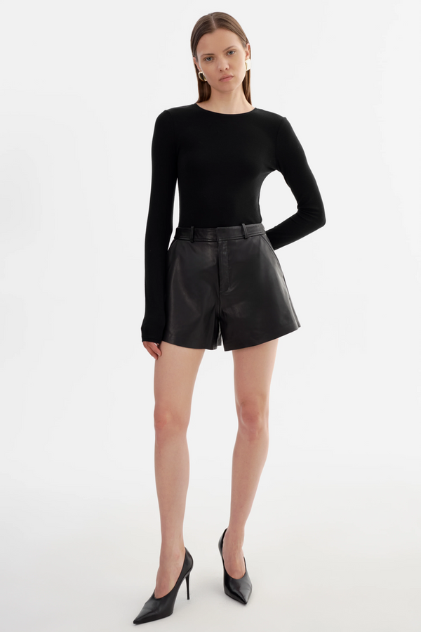 Marcie Leather Shorts