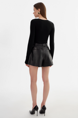 Marcie Leather Shorts
