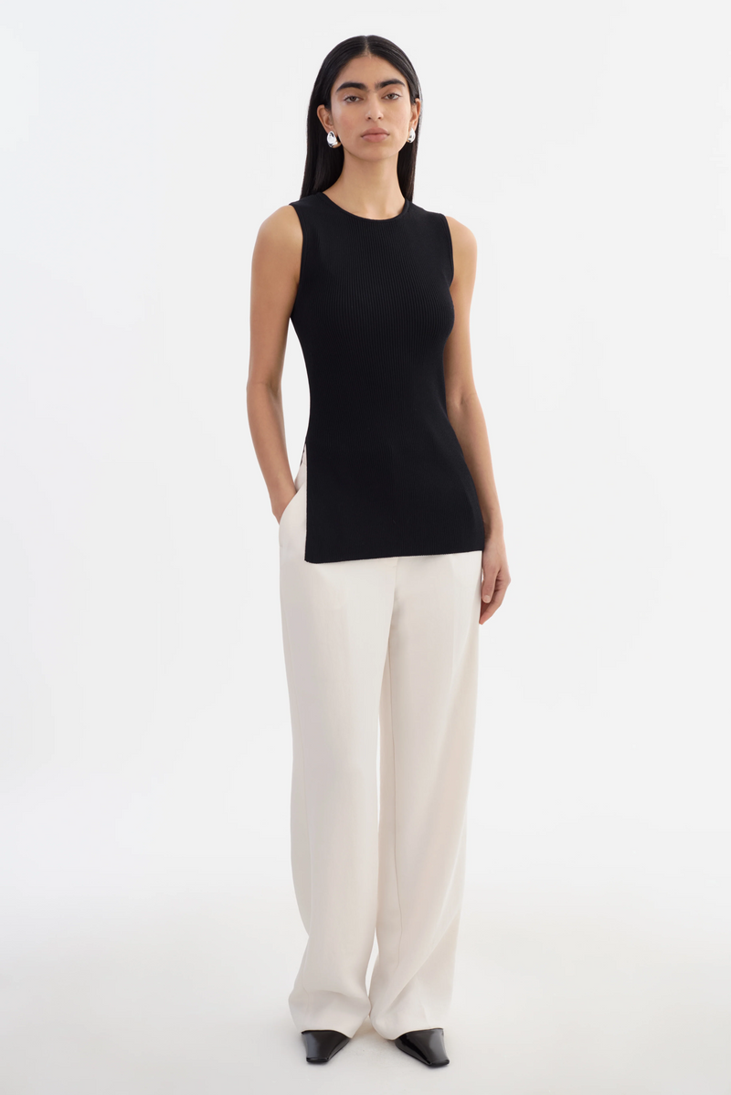 Milou Rib Knit Sleeveless Top