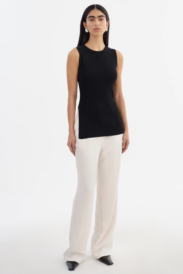 Milou Rib Knit Sleeveless Top