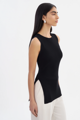 Milou Rib Knit Sleeveless Top