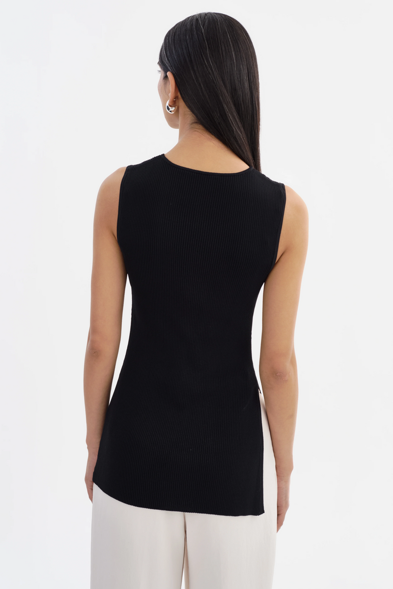 Milou Rib Knit Sleeveless Top