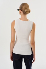 Milou Rib Knit Sleeveless Top